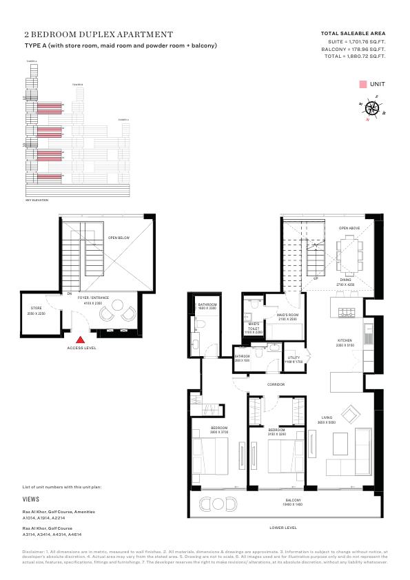sobha-one floor plan